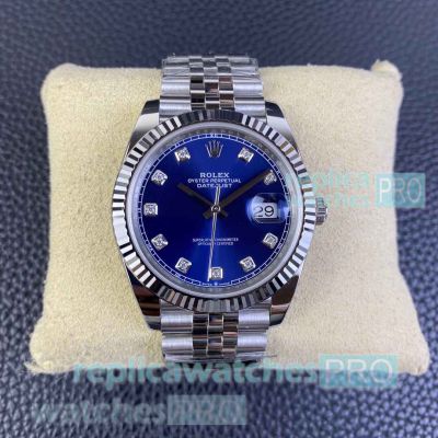 Clean Factory 1:1 Super Clone Rolex Datejust 36MM Blue Dial Swiss 3235 Watch